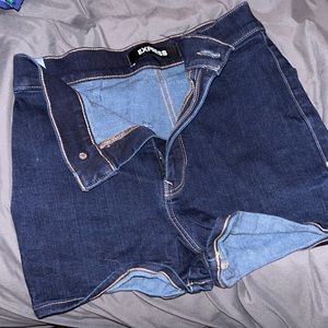 High waisted shorts